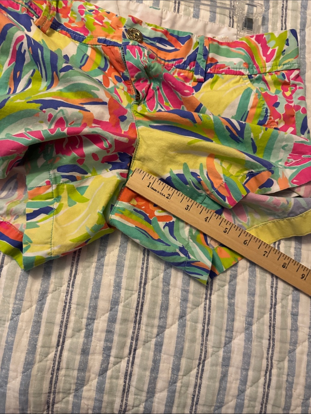 Lilly Pulitzer The Callahan Short Tropical Floral Multicolor Shorts - Picture 8 of 9